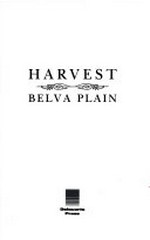 Harvest [a novel]