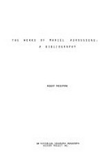 ¬The¬ works of Marcel Aurousseau: a bibliography