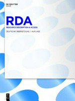 Resource description & access: RDA