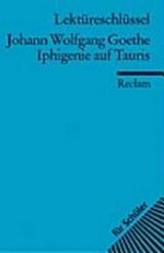 Johann Wolfgang Goethe, Iphigenie auf Tauris