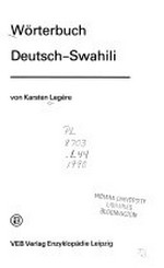 Wörterbuch deutsch-Swahili