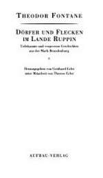 Wanderungen durch die Mark Brandenburg 06: Dörfer und Flecken im Lande Ruppin
