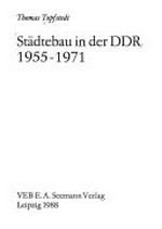 Städtebau in der DDR 1955 - 1971