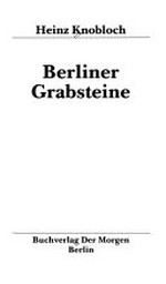 Berliner Grabsteine