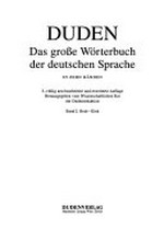 Duden, das grosse Wörterbuch der deutschen Sprache 02: Bedr - Eink