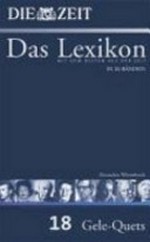 ¬Die¬ Zeit - das Lexikon in 20 Bänden 18: Deutsches Wörterbuch: Glei-Rass