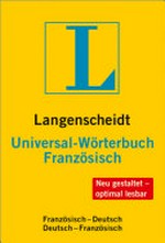 Langenscheidt Universal-Wörterbuch Französisch: Französisch-Deutsch, Deutsch-Französisch