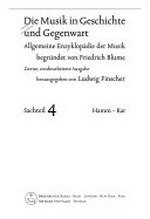 ¬Die¬ Musik in Geschichte und Gegenwart 04 - Sachteil: Hamm - Kar