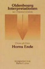 Christoph Hein, Horns Ende: Interpretation