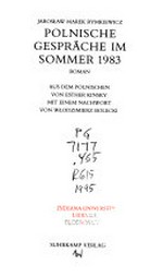 Polnische Gespräche im Sommer 1983: Roman