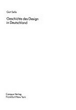 Geschichte des Design in Deutschland