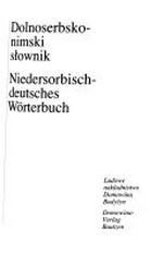 Niedersorbisch-deutsches Wörterbuch
