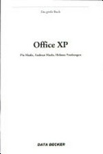 ¬Das¬ große Buch Office XP