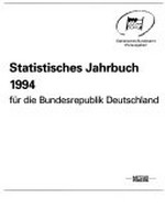 Statistisches Jahrbuch 1994 für die Bundesrepublik Deutschland