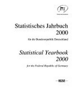 Statistisches Jahrbuch 2000 für die Bundesrepublik Deutschland