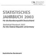Statistisches Jahrbuch 2003 für die Bundesrepublik Deutschland