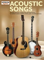 Acoustic songs: 70 songs with lyrics, melody lines and chord frames for standard ukulele, baritone ukulele, guitar, mandolin & banjo