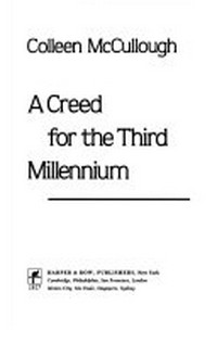 ¬A¬ creed for the third millennium