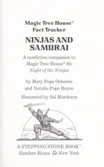 Magic Tree House Fact Tracker Ninjas and Samurai: A Nonfiction Companion to Magic Tree House #5: Night of the Ninjas