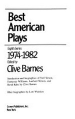 Best American plays 1974-1982