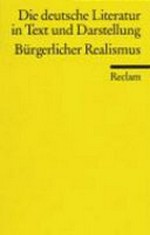 ¬Die¬ deutsche Literatur: Bürgerlicher Realismus