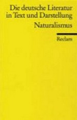 ¬Die¬ deutsche Literatur: Naturalismus