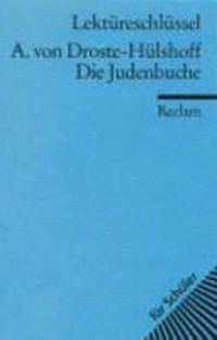 Annette von Droste Hülshoff, Die Judenbuche