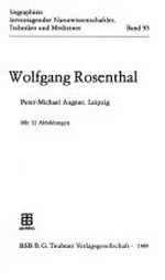 Wolfgang Rosenthal