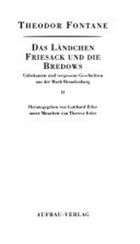 Wanderungen durch die Mark Brandenburg 07: Das Ländchen Friesack und die Bredows