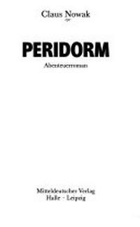 Peridorm: Abenteuerroman