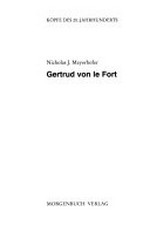 Gertrud von LeFort