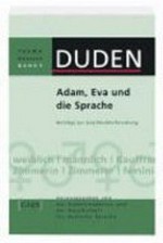 Adam, Eva und die Sprache: Beiträge zur Geschlechterforschung