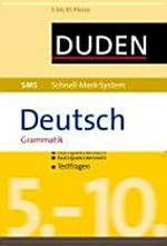 Deutsch Grammatik: 5. bis 10. Klasse [Kompaktwissen, Testfragen]