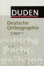 Duden, Deutsche Orthographie