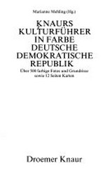 Knaurs Kulturführer in Farbe Deutsche Demokratische Republik
