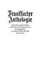Frankfurter Anthologie 21: Gedichte und Interpretationen