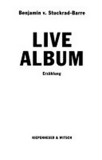 Livealbum: Erzählung