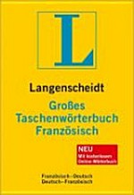 Langenscheidt großes Taschenwörterbuch Französisch: Französisch-Deutsch, Deutsch-Französisch