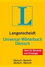 Langenscheidt Universal-Wörterbuch Dänisch: Dänisch-Deutsch ; Deutsch-Dänisch