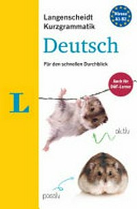 Langenscheidt Kurzgrammatik Deutsch - Buch mit Download [A1-B2] Für den schnellen Durchblick