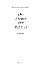 ¬Die¬ Birnen von Ribbeck: Erzählung