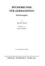 Bücherkunde für Germanisten