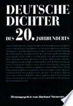 Deutsche Dichter des 20. Jahrhunderts