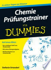 Chemie für Dummies Prüfungstrainer [In sieben Tagen zur Klausur]