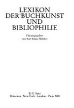 Lexikon der Buchkunst und Bibliophilie