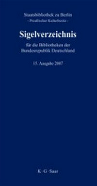 Sigelverzeichnis für die Bibliotheken der Bundesrepublik Deutschlands