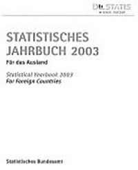 Statistisches Jahrbuch 2003 für das Ausland