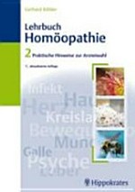Lehrbuch der Homöopathie 2: praktische Hinweise zur Arzneiwahl ; 9 Tabellen