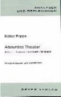 Absurdes Theater: Artaud, Camus, Beckett, Ionesco ; Interpretationen und Materialien