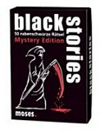 Black stories Ab 2 Spieler. - Ab 12 Jahre. - Spieldauer 2 - 222 Minuten: 50 rabenschwarze Rätsel ; Mystery Edition